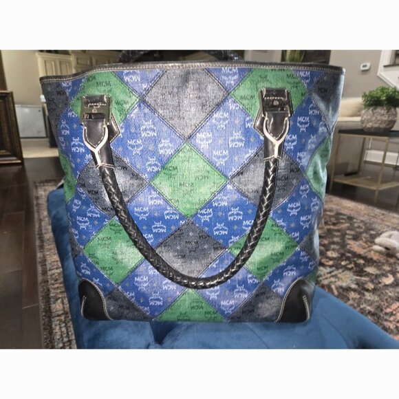 EUC Authentic Rare MCM Anniversary Tote - Picture 5 of 13